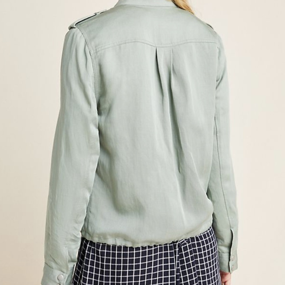 NEW Defect $249 Paige Ryland Chambray Utility xs - Picture 4 of 8